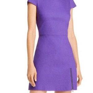 NWT Purple Alice + Olivia Maya Zipper Dress